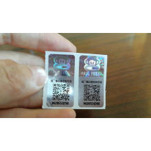 Wholesale custom tamper proof QR code barcode 3d hologram label sticker